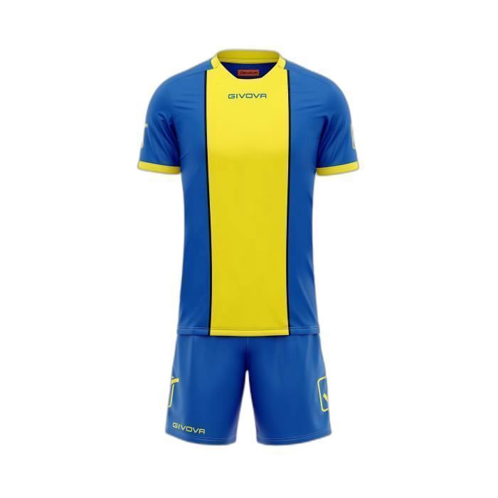 Ensemble maillot et short Givova Paris - royal/yellow - M