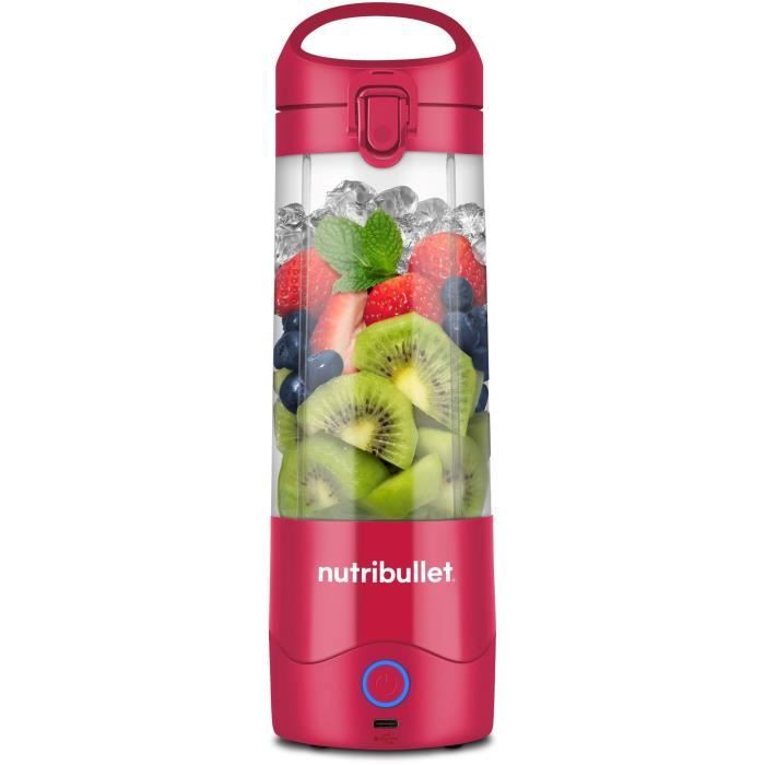 Blender portable - NutriBullet - NBP003MA - 70W -  0.475L - Magenta - 1 gourde incluse