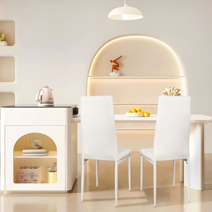 OHMG,Table De Salle à Manger Noire,(TABLE A MANGER SEULE) Carré 60cm