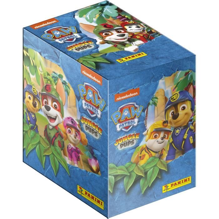 Boîte De 36 Pochettes Panini La Pat' Patrouille Mission Jungle – 180 Stickers