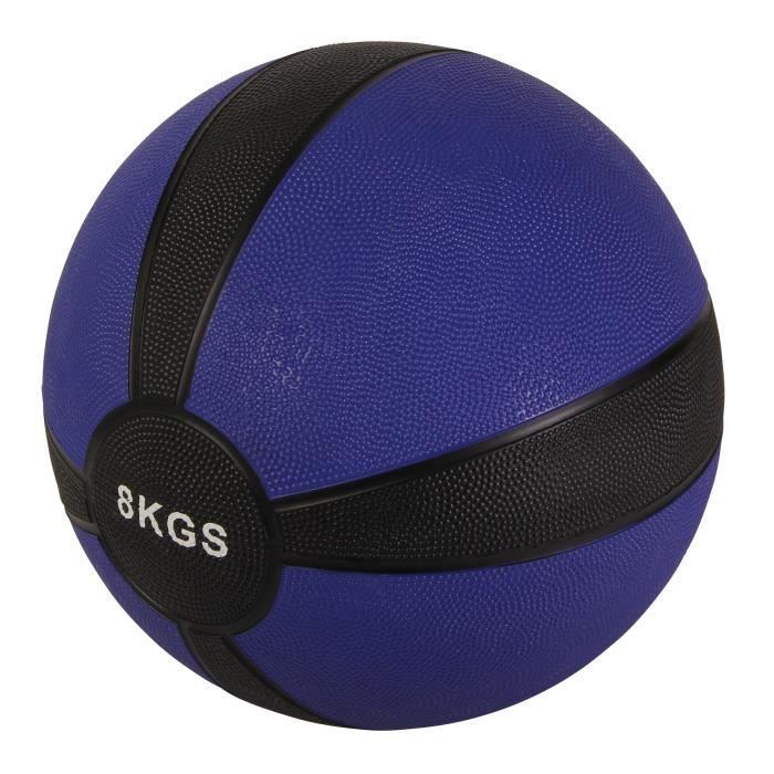 Médicine Ball En Cuir Véritable | Poids 1 à 5 Kg | Pour Fitness, Rééducation Et Entraînement Fonctionnel