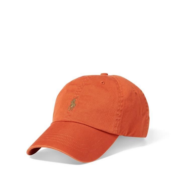casquette ralph lauren orange