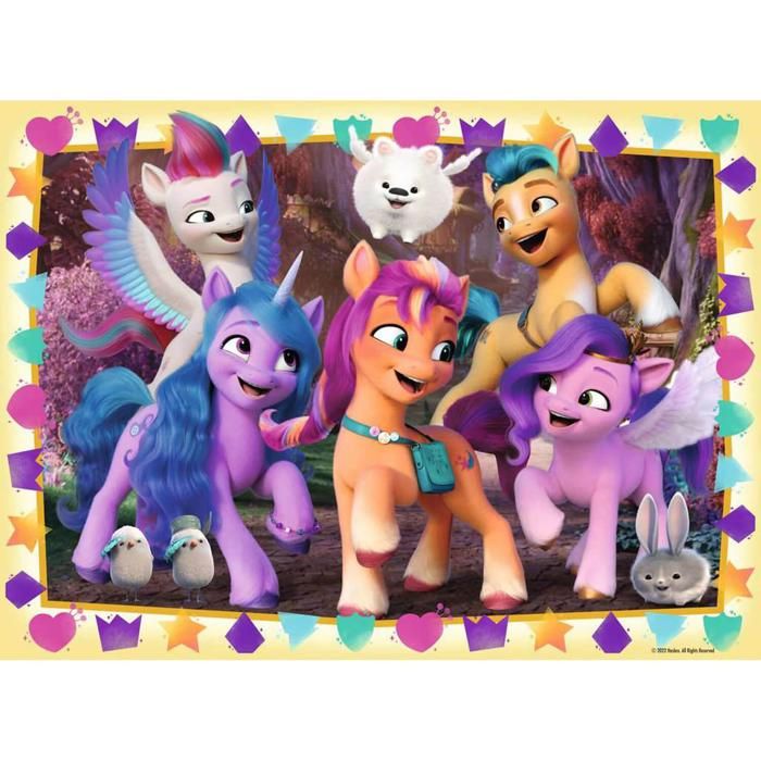 Puzzle 100 pièces XXL : My Little Pony : Aventures entre poneys ...