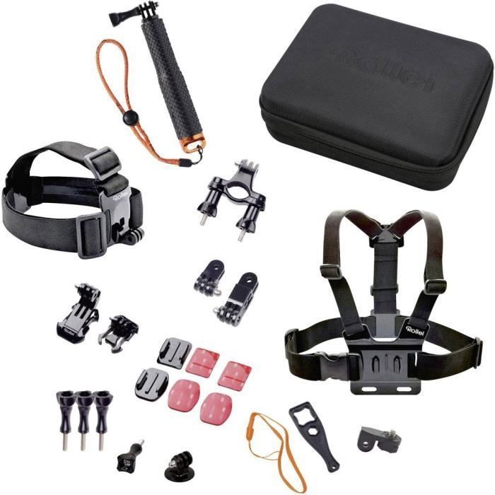 set d'accessoires Rollei Outdoor 5021639 Adapté pour=GoPro Hero