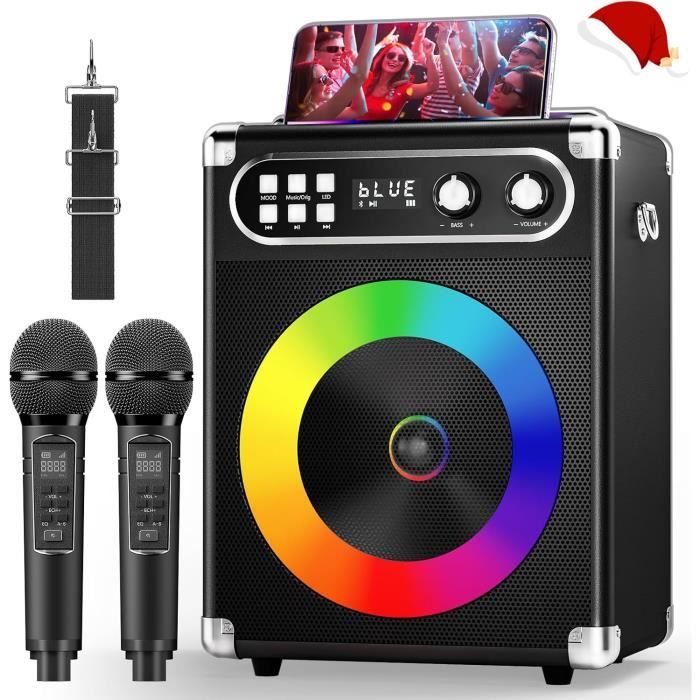 Karaoké 2 micros sans fil + table de mixage Bluetooth HDMI (Gebraucht