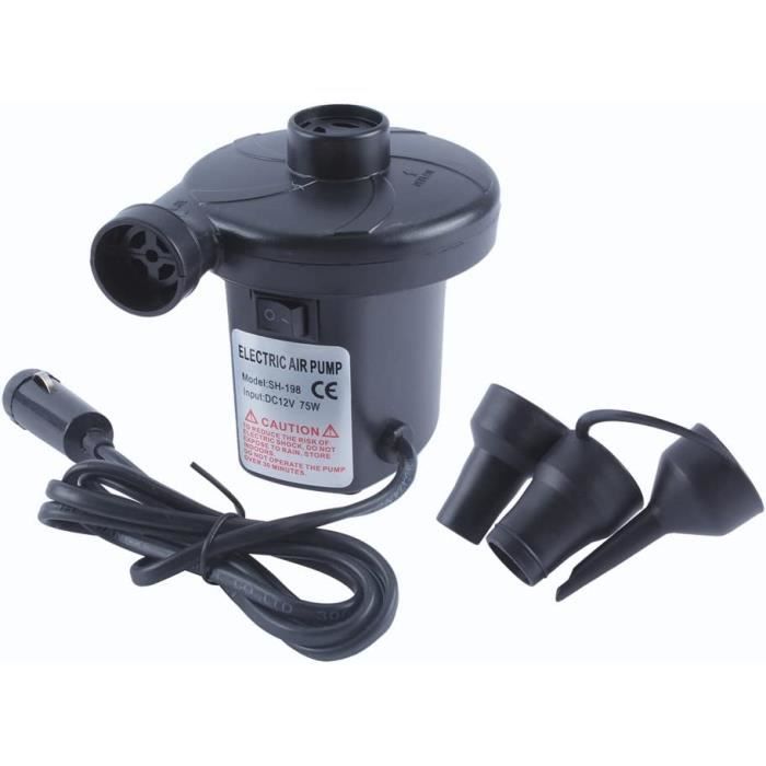Awroutdoor Pompe à Air Électrique,55W Gonfleur/Degonfleur Electrique Pompe À Air Portable Rapide avec 3 Buses pour Matelas,Camping Coussin,lit à Eau, Bateau,Anneau de Natation(Pas pour Ballon Awroutdoor Pompe à Air Électrique,55W Gonfleur/Degonfleur Electrique Pompe À Air Portable Rapide avec 3 Buses pour Matelas,Camping Coussin,lit à Eau, Bateau,Anneau de Natation(Pas pour Ballon