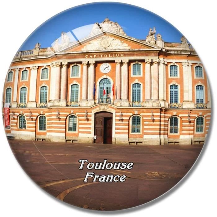 Senlis France Aimant De Réfrigérateur Souvenir De Voyage En Cristal Tableau Blanc Magnétique Collection