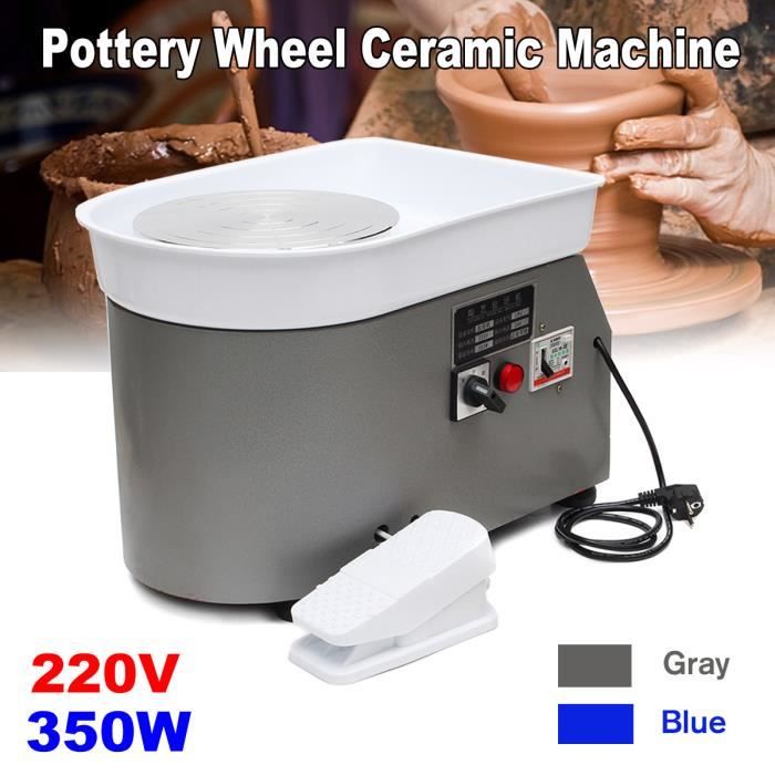 350W Électrique Machine Roue Céramique Tours De Poterie Argile Travail