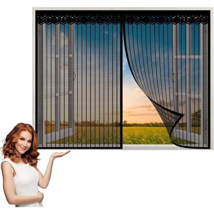 CHBIN Moustiquaire Fenêtre Magnétique 80x150cm Porte