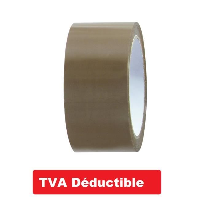 3 Rouleaux dadh/ésifs PP havane 100 m/ètres