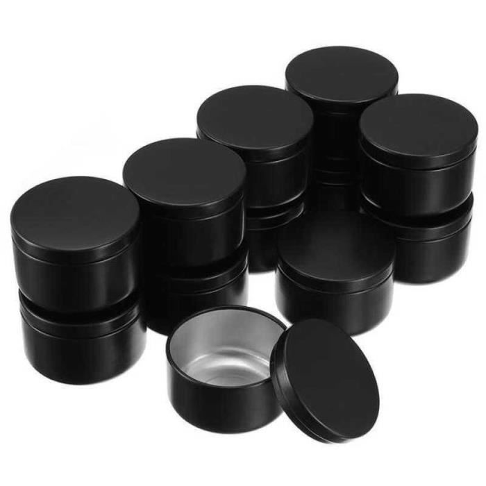 FOMIYES 5 Pots En Métal Pour Bougies DIY - Rangement Bijoux, Cosmétiques, Petits Objets