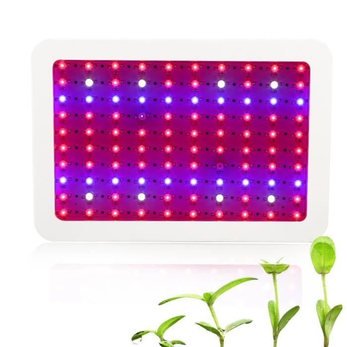 Lampe De Croissance Plantes 60 LED Spectre Complet - Ampoule GU10/E27 220V, Pour Plantes D'Intérieur, Horticulture