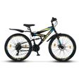 Vélo tout terrain - Licorne Bike - Strong - 26 pouces - Schwarz/Blau/Lime-1