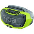 Radio d'atelier RYOBI stéréo 18V OnePlus - Bluetooth - Vert - LCD-1
