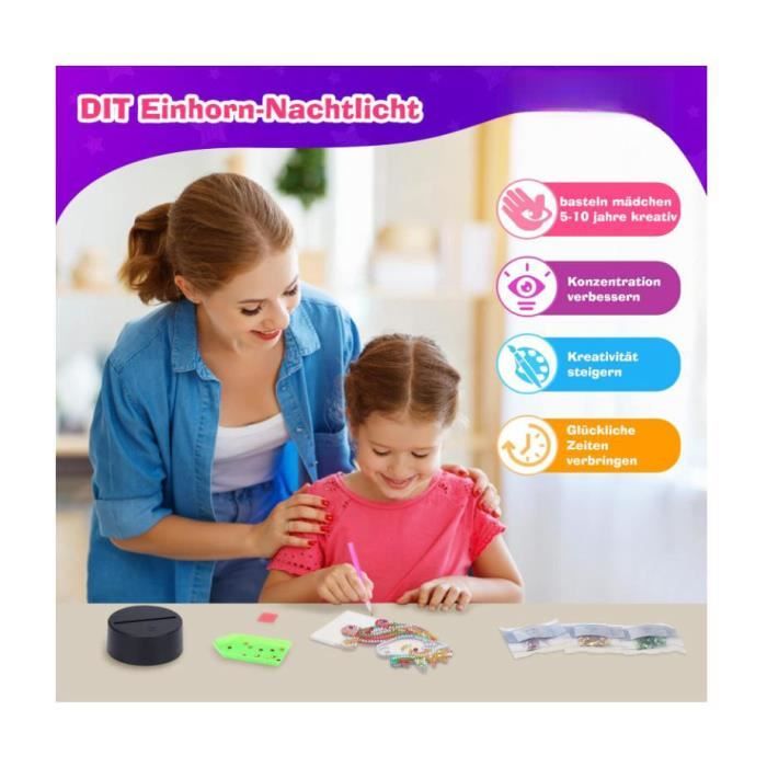 MOMOSTAR - Kit Créatif De Stylos Lumineux à Fabriquer Soi-même Avec LED - 80 Accessoires - Activité Manuelle Enfant 5-8 Ans - Cadeau Anniversaire Original - 10
