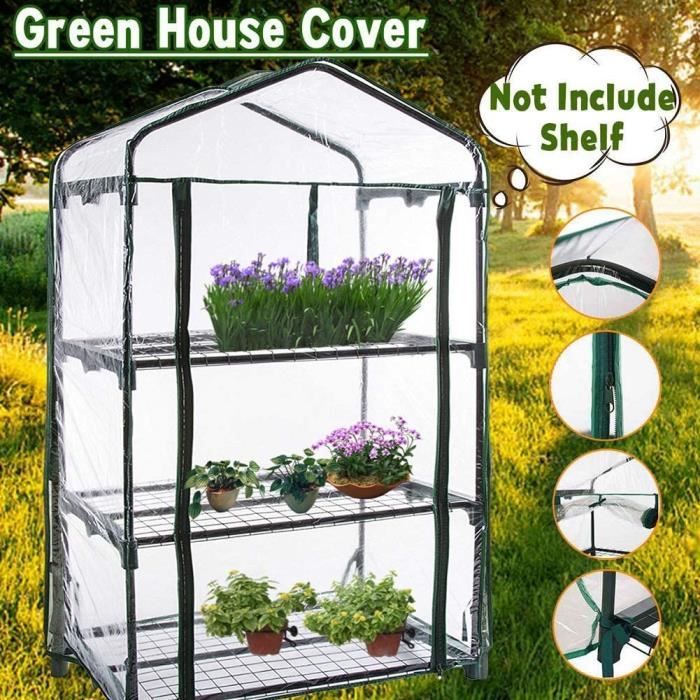 Mini Serre Intérieur Com-four - 2 Serres Pour 48 Plantes - 26,5x19,5x10,5cm - Idéal Balcon