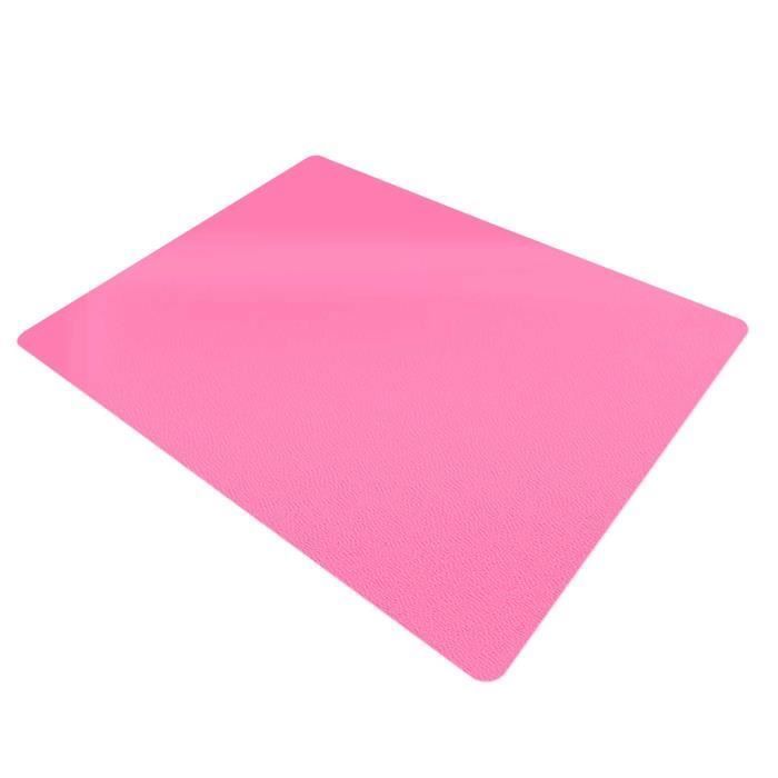 Tapis de protection de sol rose 114 x 150 cm - Cdiscount Maison