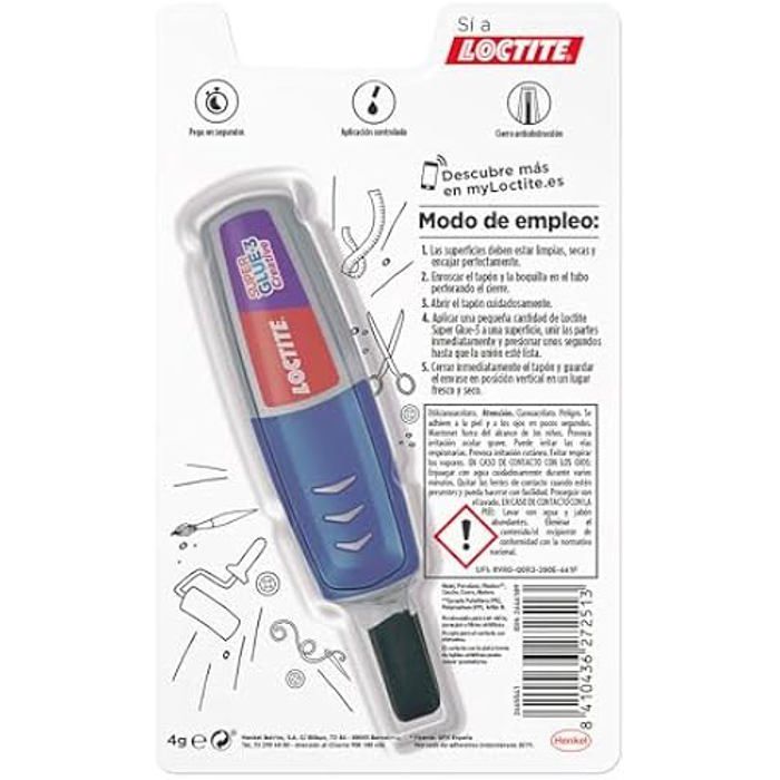 Colle Cyanoacrylate Loctite Perfect Pen – 3g, Application Stick, Ultra Rapide