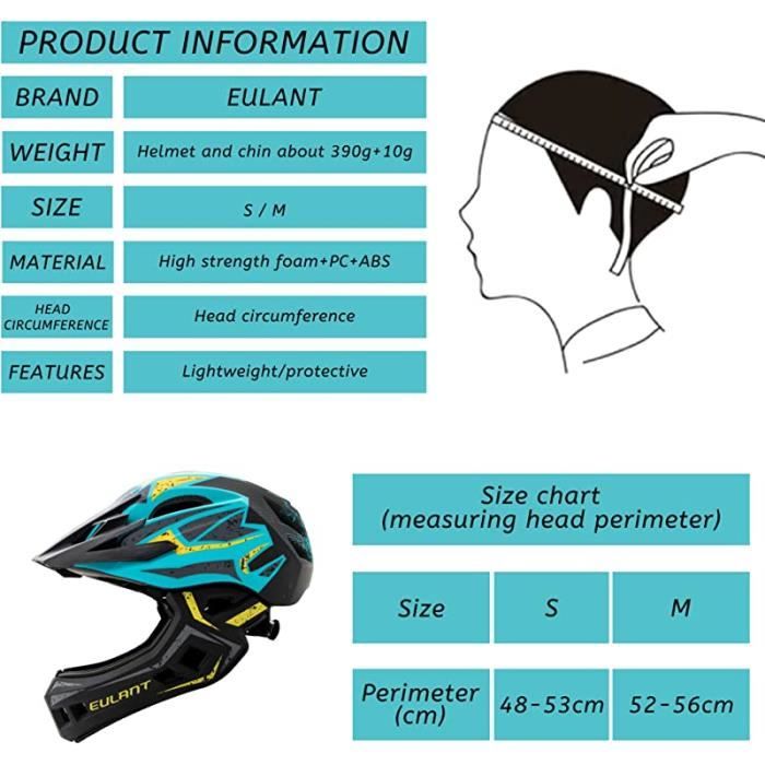 Kavolet Casque de vélo pour enfants, casque intégral pour enfants