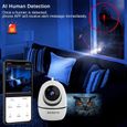 Caméra Surveillance WiFi, WEIRAY Babyphone vidéo 1080P Caméra IP WiFi Intérieur avec Détection de Mouvement, Audio Bidirectionnel -2