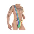 Mankini pour homme - OUT OF THE BLUE - Multicolore - Taille unique - Polyester-2
