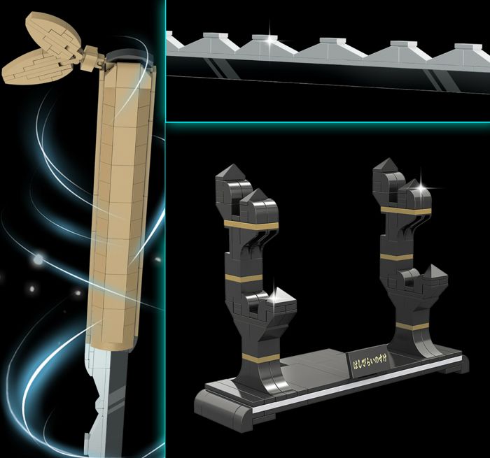 Katana Epée Demon Slayer Inosuke - Arme Jeu Construction 838 Pièces ...
