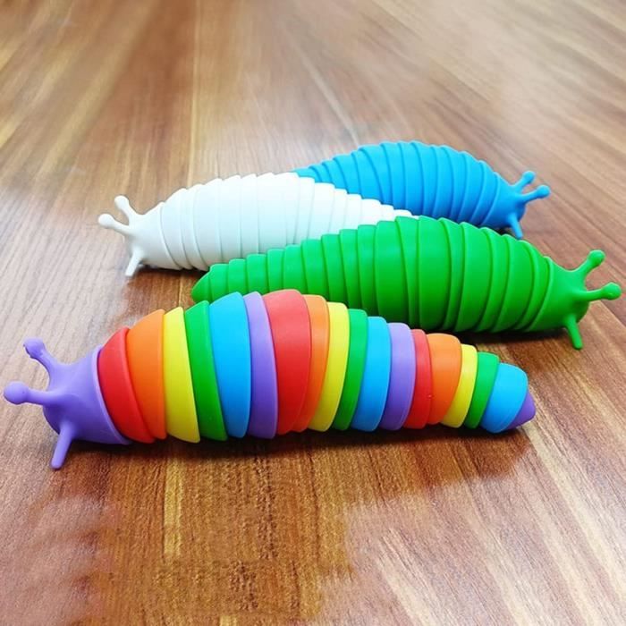 Jouet sensoriel à limaces articulé 3D - KAKOO - Chenille souple - Cadeaux  pour enfants et adultes - Cdiscount Jeux - Jouets