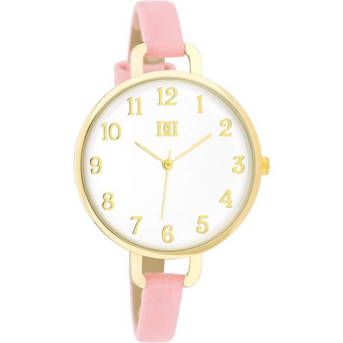 Montre Daniel David Femme Bracelet Doux et Boitier 38mm DD183