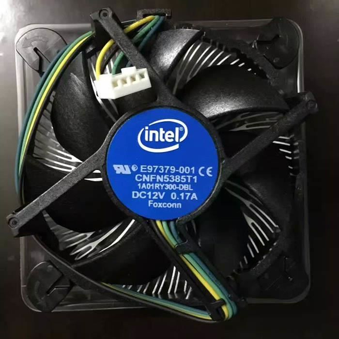 Ventilateur Processeur Intel Socket 1150/1151/1155/1156 - 4 Pins, 80mm, Noir
