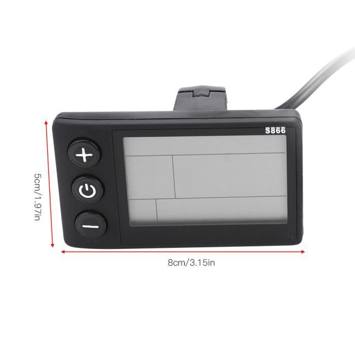 Contrôleur écran LCD 790 Pour Vélo électrique - 24V/36V/48V - Avec Fonction éclairage