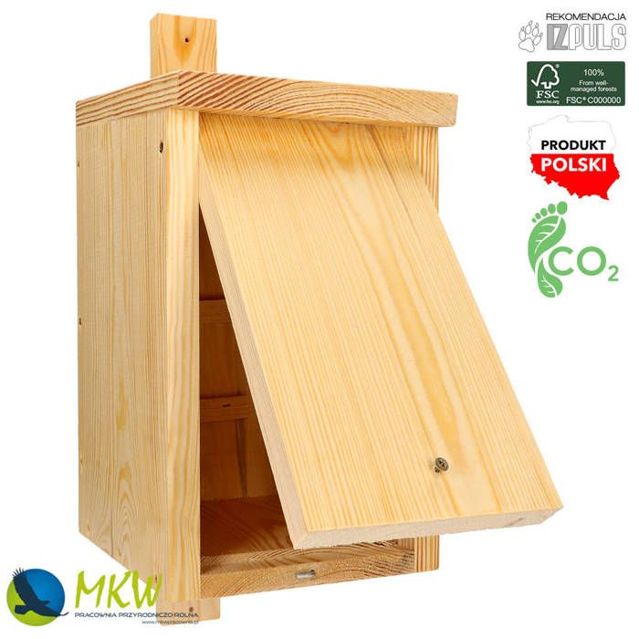 Jardin Naturel Nichoir Pour écureuils Déjà Monté - Abri Jardin Protection Animaux Abri écureuil Jardin