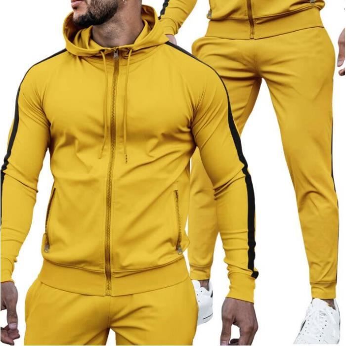 Ensemble jaune sale homme
