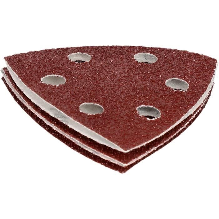 KWB By Einhell Lot De 15 Feuilles De Papier Abrasif 187 X 93 Mm Pou Ponceuse Orbitale B7270500