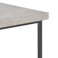 Luxe'9093Ergonomique -Table basse décor scandinave - Table de salon Table de thé Table gigogne 55 x 55 x 53 cm Aspect de béton-3