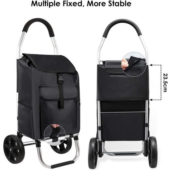 poussette courses caddie