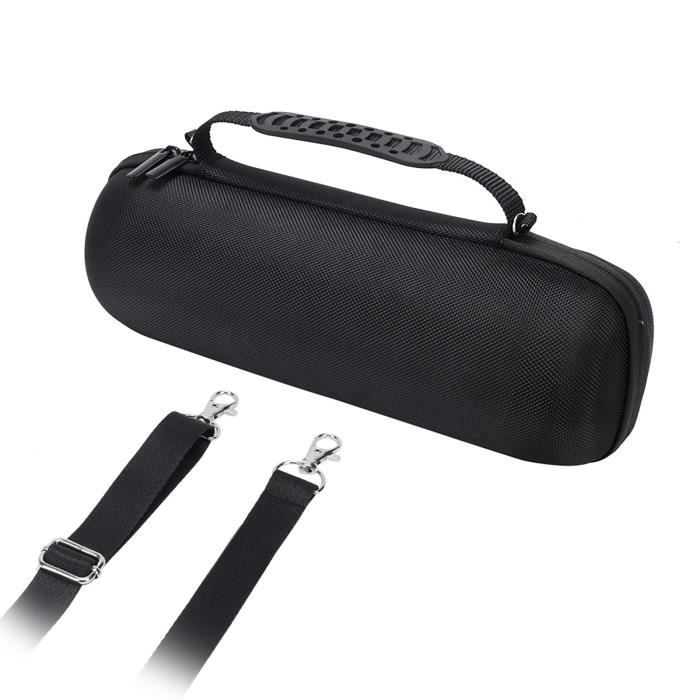 Étui Rigide EVA Pour JBL Charge 4 / Charge 5 – Housse De Voyage Noire Ultra-Protection