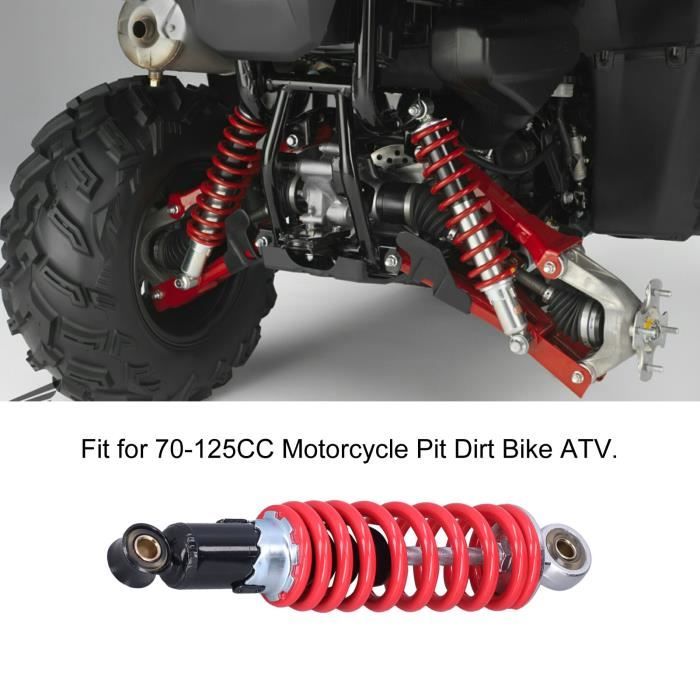 d'amortisseur de Ressort de Moto 320mm/325mm Amortisseur arrière Moto pour  Moto 50cc 70 90 110 125cc Dirt Pit Bike ATV Go Kart (Color : 320mm) :  : Auto et Moto