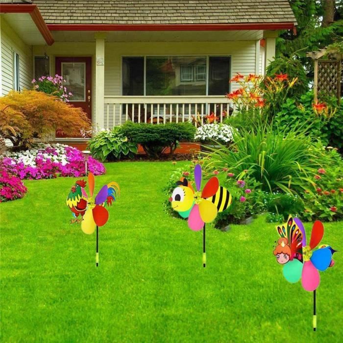 SODIAL-15 Pièces Séries Moulins à Vent Coloré Vent Spinner 3D Animal SODIAL-15 Pièces Séries Moulins à Vent Coloré Vent Spinner 3D Animal
