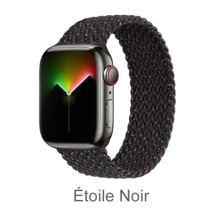 Bracelet Boucle Unique Tressé pour Apple Watch 38mm/40mm/41mm