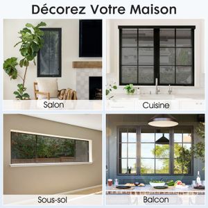 Film Miroir Pour Fenêtre Anti Regard 44.5x200 Cm - Film Anti UV Sans Colle Avec Raclette