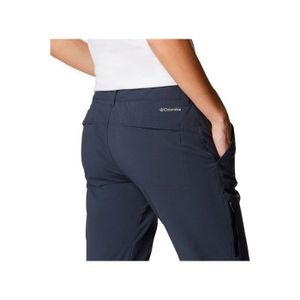 COLUMBIA SILVER RIDGE UTILITY CONVERTIBLE PANT BLACK - Pantalon randonnée