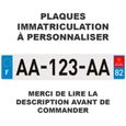  Lot 2 Plaque d'immatriculation AUTO Homologuée France à personnaliser Prenium en Plexiglas - Lire la description avant de commander-0