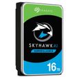 Seagate Surv. Skyhawk AI 16To HDD Surveillance AI Skyhawk 16To HDD SATA 6Gb/s 256Mo cache 8.9cm 3.5p CMR Helium BLK-0
