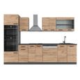 Cuisine Intégrée Vicco R-Line 300 Cm - Bordeaux Ultra-brillant - Neuve