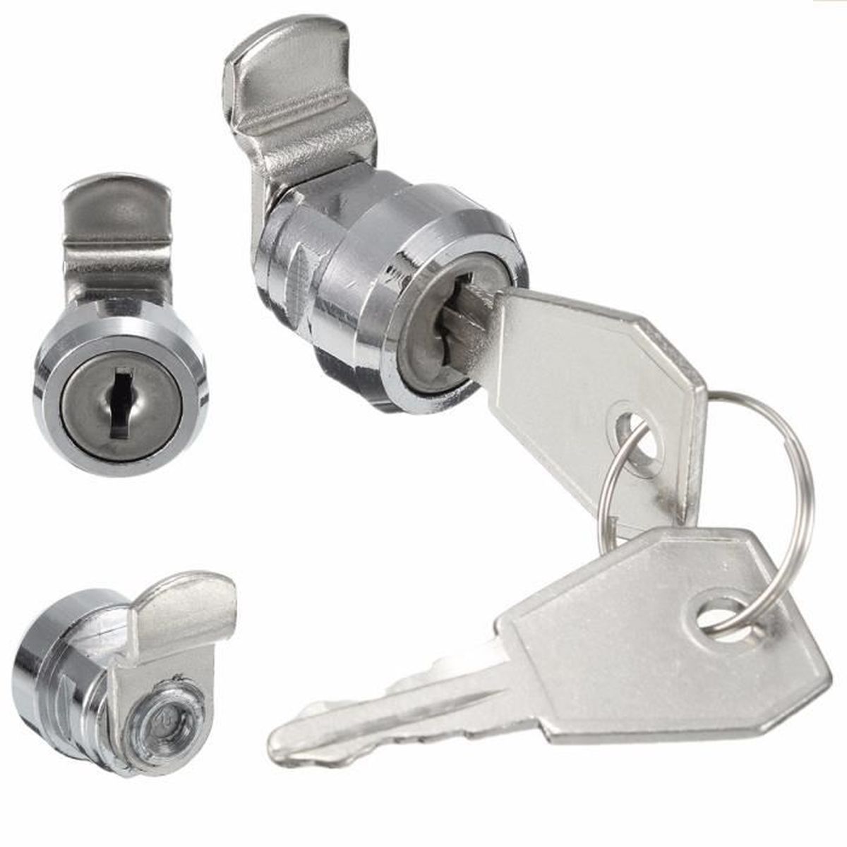 alliage de zinc serrure a came cle pr placard meuble tiroir boite aux lettres cdiscount bricolage