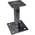 GAH ALBERTS Ancre de poteau - Alberts - Réglable - Acier galvanisé - Hauteur 150 à 190 mm - Platine 100x100 mm