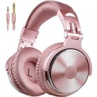 MANDY TENFLLYWINGS Casque DJ,OneOdio Pro10 Audio Studio Professionnel Casque Filaire avec Micro,Casque de Monitoring,Extra Basses,Confort Pliable,Pink