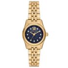 Montre femme Michael Kors MK4802 acier doré cadran bleu