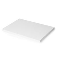 Emuca Plateaux de table, 1150x750, Peint en blanc, Bois