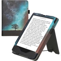 kwmobile Étui pour liseuse électronique Compatible avec A Kindle Paperwhite 11. Generation 2021 - Étui Housse Protection Bleu-Gri
